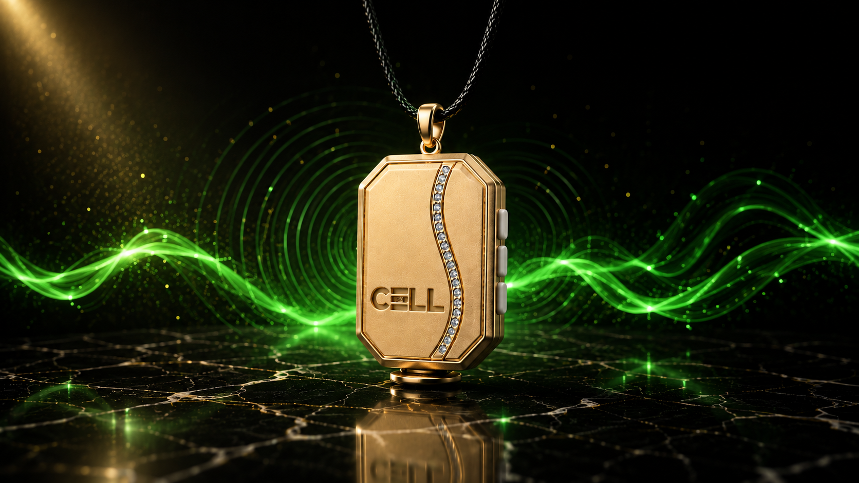 CELL CARE P01 green 300 kHz mode visualization